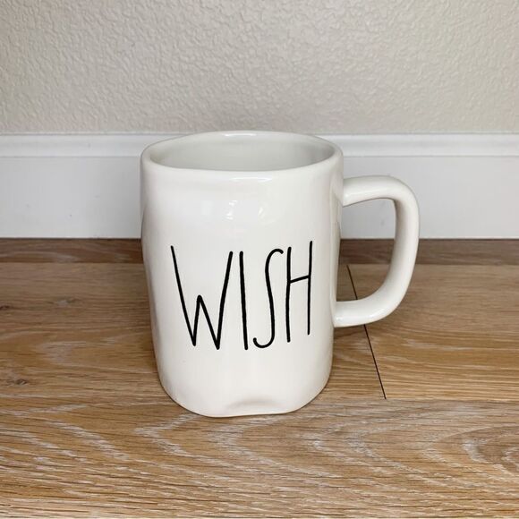 Rae Dunn Comfort, Wish & Bliss White Mug BUNDLE - Picture 2 of 6